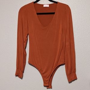 Rust Pink Lily Bodysuit